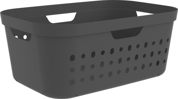 Koš na čisté prádlo JONA 39 L antracit (1)