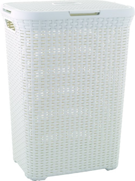 RATTAN STYLE 60L koš na prádlo krémový (1)