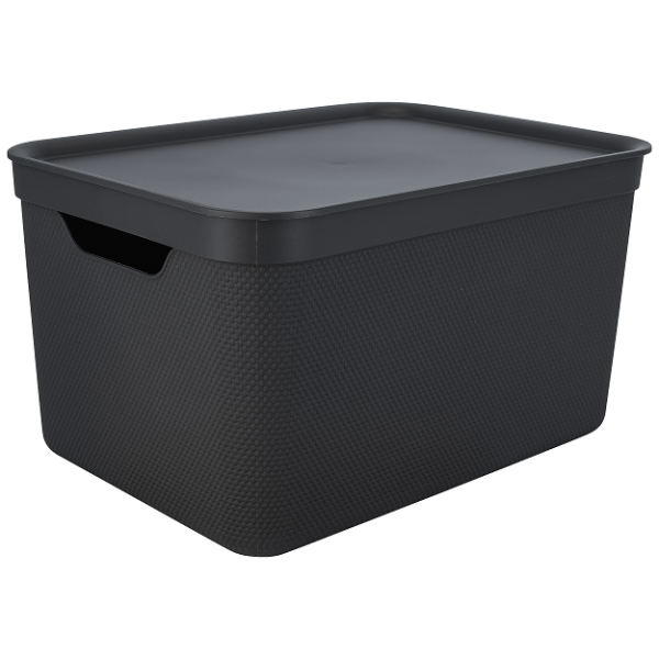 JIVE DECO úložný box 16L antracit (1)