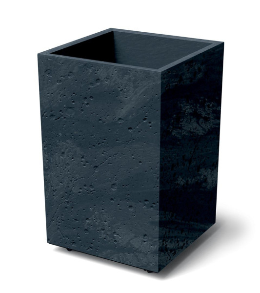 Květináč SIERRA SQUARE HIGH BETON EFFECT 38,5 cm antracit (1)