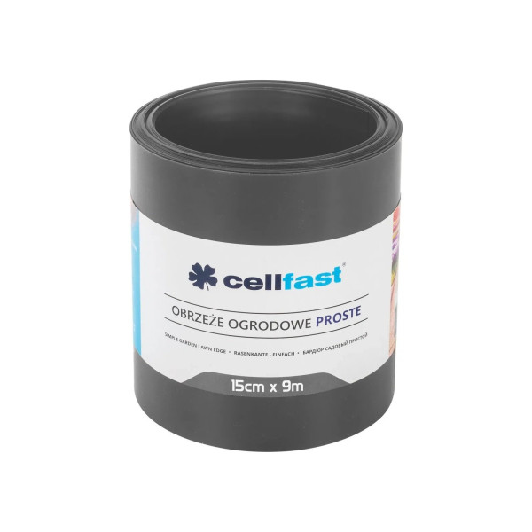 Zahradní obruba rovná grafitová(2)