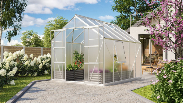 Skleník VITAVIA URANUS 8300 PC 6 mm stříbrný  LG186 (1)