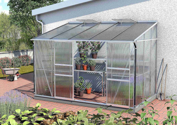 Skleník VITAVIA IDA 6500 PC 4 mm stříbrný LG299 (1)