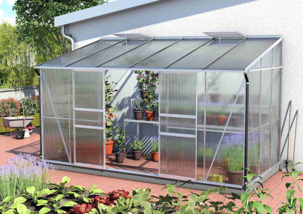 Skleník VITAVIA IDA 7800 PC 4 mm stříbrný LG301 (1)