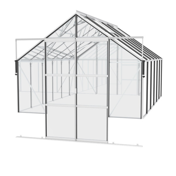 Skleník VITAVIA CASSANDRA 9900 čiré sklo 3 mm stříbrný LG4415 (1)