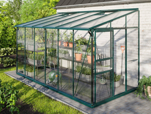 Skleník VITAVIA IDA 7800 sklo 3 mm + PC 6 mm zelený LG4649 (1)