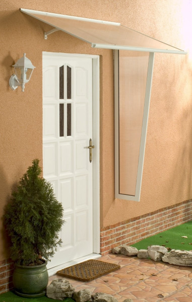 Stříška nad dveře LANITPLAST MELES 160/85 bílá LG656 (1)