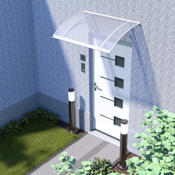 Stříška nad dveře LANITPLAST LARUS 120/85 bílá LG657 (1)