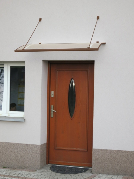 Stříška nad dveře LANITPLAST TURKUS 140/85 hnědá LG707 (1)