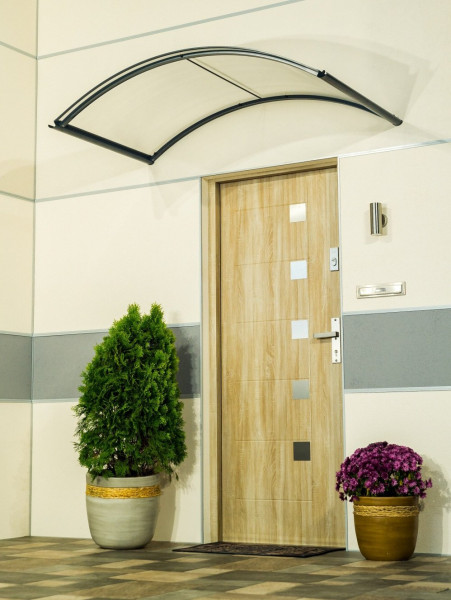 Stříška nad dveře LANITPLAST ARCUS 160/90 antracit LG2177 (1)