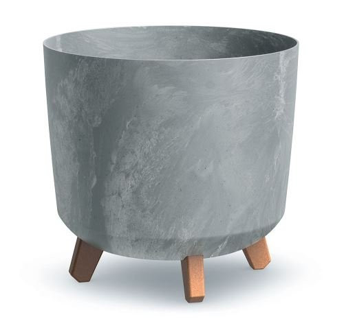 Květináč GRACIA TUBUS BETON EFFECT 29,8 cm antracit (3)