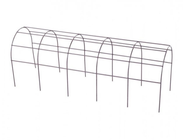 Mřížka LAUBE opěrná pro truhlíky kovová hnědá 50cm (1)