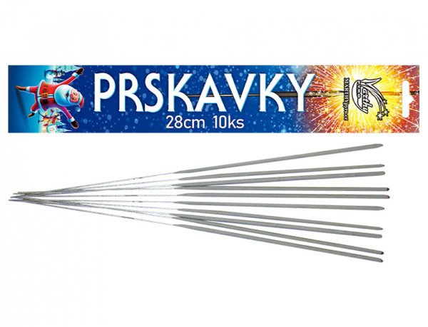 Prskavky Vánoční 28cm 10ks (1)