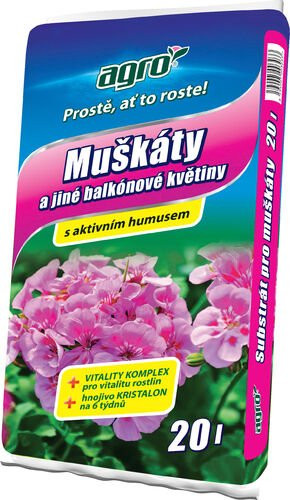 AGRO Substrát pro muškáty 20 l (1)