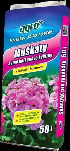 AGRO Substrát pro muškáty 50 l (1)