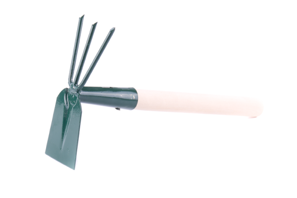 Motyčka rovná 3 hroty s násadou 25cm (1)