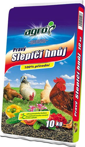 AGRO Pravý slepičí hnůj 10 kg (1)