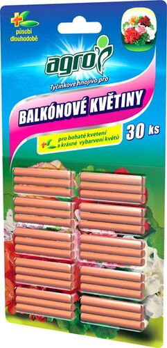 AGRO Tyčinkové hnojivo pro balkónové květiny (1)