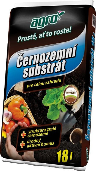 AGRO Černozemní substrát pro celou zahradu 18 l (1)