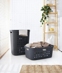 Koš na prádlo JONA 55L antracit (3)