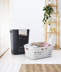 Koš na prádlo JONA 55L antracit (5)