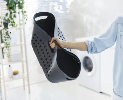 Koš na čisté prádlo JONA 39 L antracit (3)