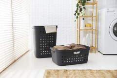 Koš na čisté prádlo JONA 39 L antracit (5)
