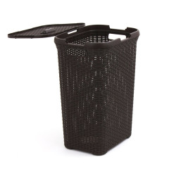 RATTAN STYLE 60L koš na prádlo hnědý (3)