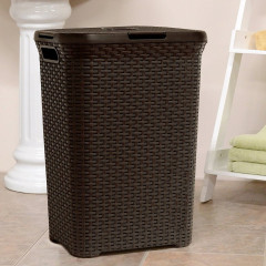 RATTAN STYLE 60L koš na prádlo hnědý (6)