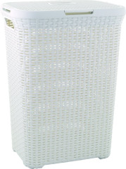 RATTAN STYLE 60L koš na prádlo krémový