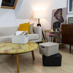 JIVE DECO úložný box 16L antracit (2)