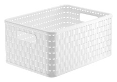 úložný box COUNTRY A5+ /11L bílá