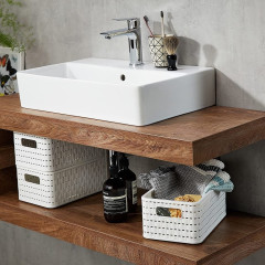 úložný box COUNTRY A5 /6L bílá (2)