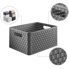 úložný box COUNTRY A4 /18L antracit (3)