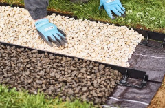 Plastový zahradní obrubník UNIBORD 7,8 x 100 cm černý (3)