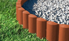 Zahradní palisáda 4 ECO cihlová 240cm (3)