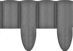 Zahradní palisáda 4 ECO grafitová 240cm