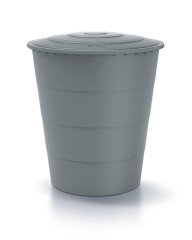 Sud na dešťovou vodu SMOOTH 510 l - světle šedá