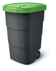 Zahradní nádoba s kolečky WHEELER 110 l zelená
