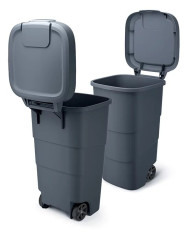 Zahradní nádoba s kolečky WHEELER 110 l antracit (2)