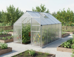 Skleník LANITPLAST SARANA 6x10 PC 4 mm stříbrný LG4272