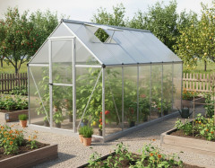 Skleník LANITPLAST SARANA 6x12 PC 4 mm stříbrný LG4276