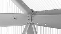 Skleník LANITPLAST SARANA 6x12 PC 4 mm stříbrný LG4276 (6)