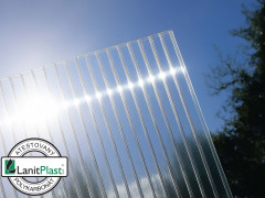 Skleník LANITPLAST SARANA 6x12 PC 4 mm stříbrný LG4276 (11)