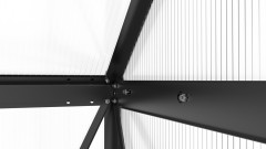 Skleník LANITPLAST SARANA 6x8 PC 4 mm černý LG4334 (6)