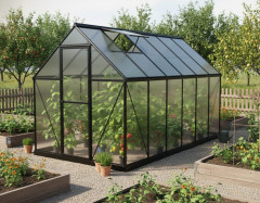 Skleník LANITPLAST SARANA 6x12 PC 4 mm černý LG4335