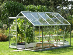 Skleník VITAVIA VENUS 6200 čiré sklo 3 mm stříbrný LG1028 (2)