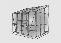 Skleník VITAVIA IDA 5200 PC 6 mm zelený LG1128 (2)