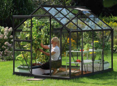 Skleník VITAVIA VENUS 5000 čiré sklo 3 mm černý LG3539 (2)