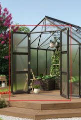 Dvoukřídlé dveře VITAVIA (40004237) černé LG4279 (2)